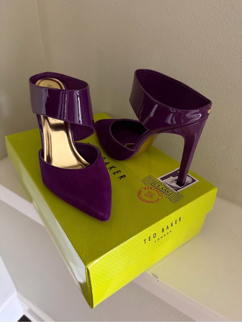 Ted Baker Amenoa Mules Pumps Pointy Heels size 6